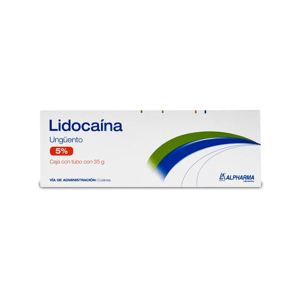 LIDOCAINA  5/100GR (5%) UNGÜENTO 1 PIEZA