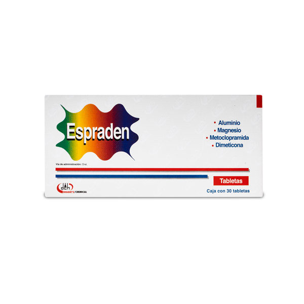 ALUMINIO / MAGNESIO / DIMETICONA / METOCLOPRAMIDA 30 TABLETAS