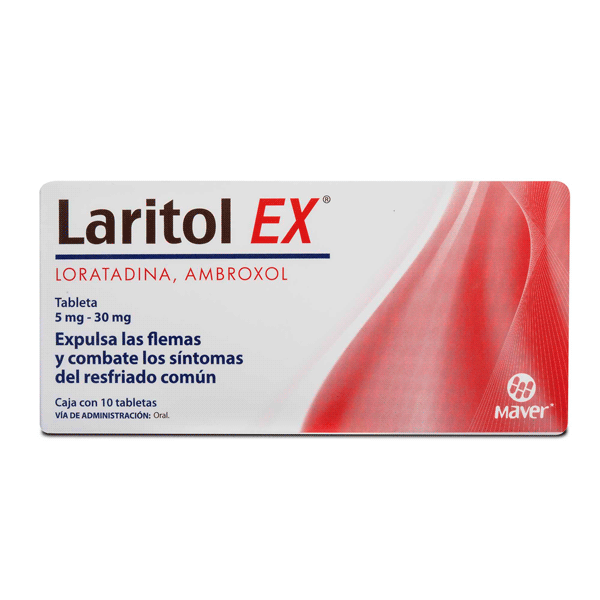 LORATADINA / AMBROXOL 5/30 MG 10 TABLETAS