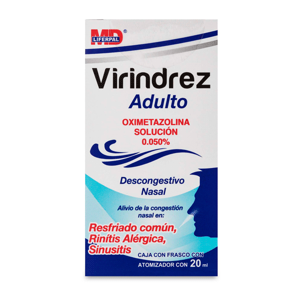 OXIMETAZOLINA ADULTO 50MG/100ML SOLUCION NASAL 20 ML 1 PIEZA