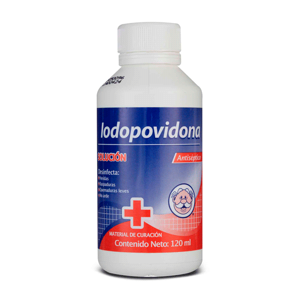 YODOPOVIDONA SOLUCION ANTISEPTICA 120 ML 1 PIEZA