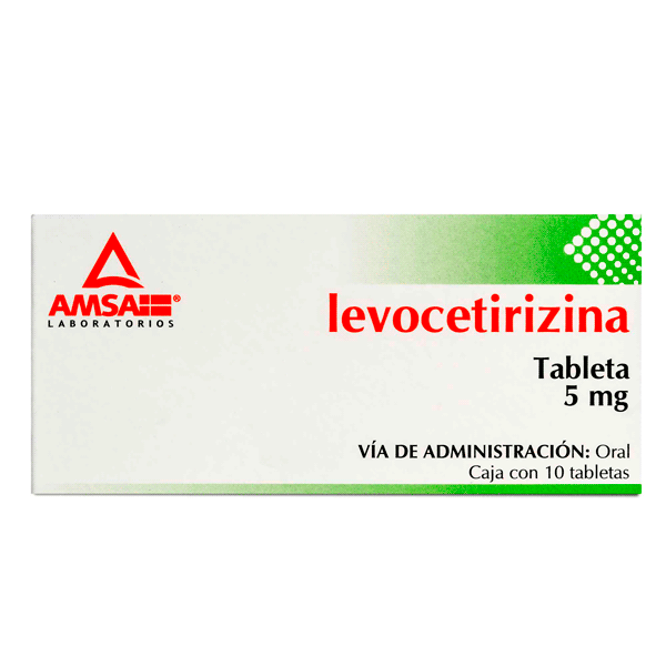 LEVOCETIRIZINA 5MG 10TABLETAS