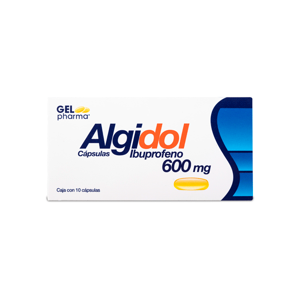 IBUPROFENO CAPSULAS 600MG 10 CAPSULAS