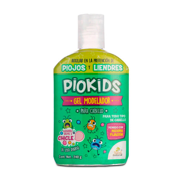 GEL MODELADOR DE CABELLO REPELENTE DE PIOJOS Y LIENDRES AROMA A CHICLE 240 GR 1 PIEZA