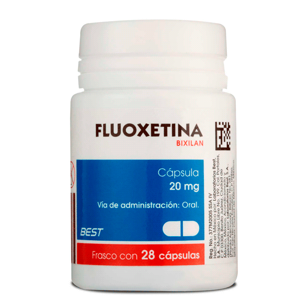 FLUOXETINA 20 MG 28 CAPSULAS
