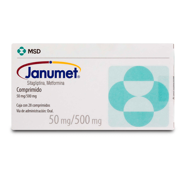 METFORMINA / SITAGLIPTINA 500/50MG 28 TABLETAS