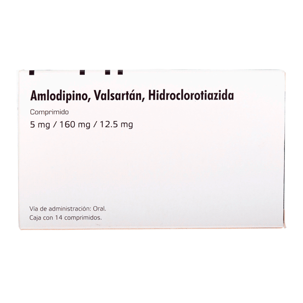 VALSARTAN / HIDROCLOROTIAZIDA / AMLODIPINO 14 COMPRIMIDOS