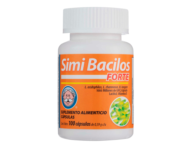 LACTOBACILOS FORTE SIMIBACILOS 100 CAPSULAS