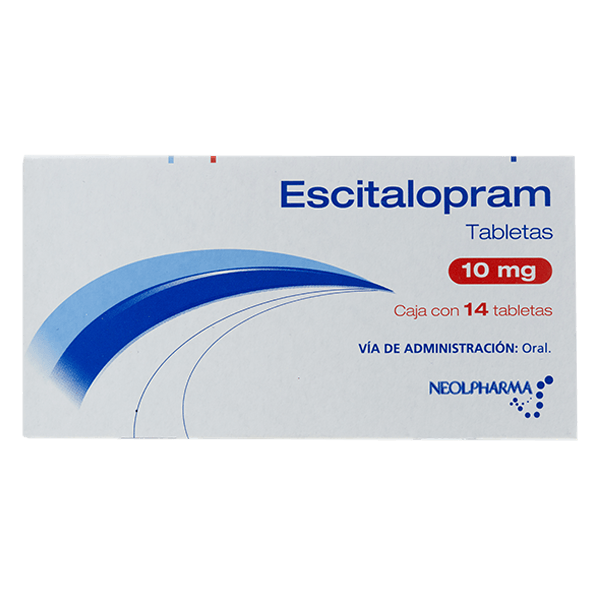 ESCITALOPRAM 10 MG 14TABLETAS