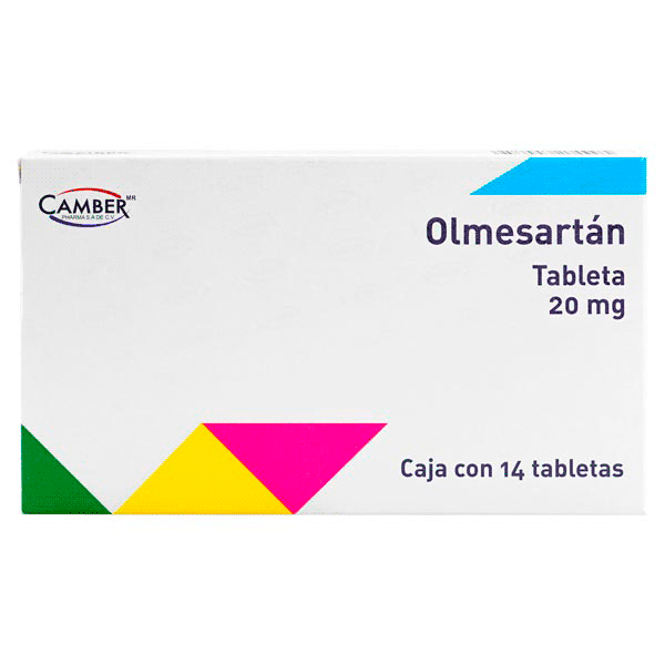 OLMESARTAN 20 MG 14 TABLETAS
