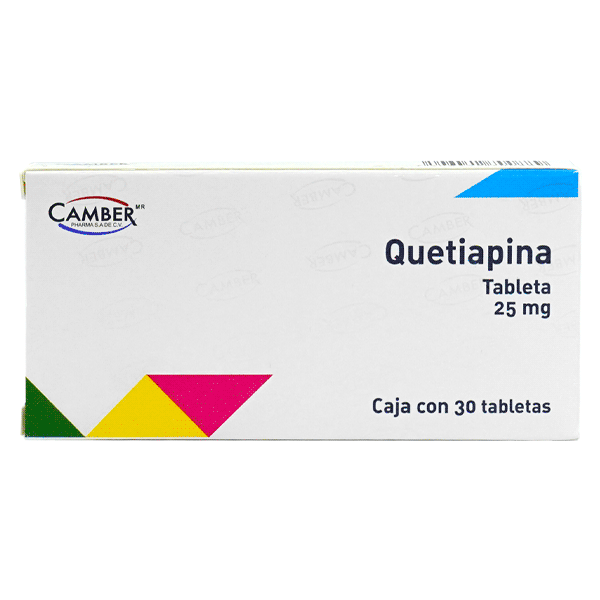 QUETIAPINA 25 MG 30 TABLETAS
