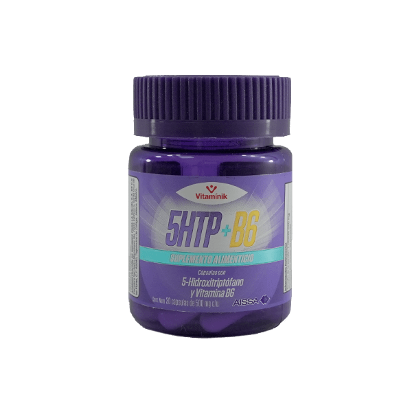 5- HIDROXITRIPTOFANO 100 MG + VITAMINA B6 6.8 MG 30 CAPSULAS
