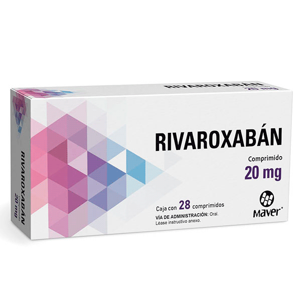 RIVAROXABAN 20 MG  28 TABLETAS