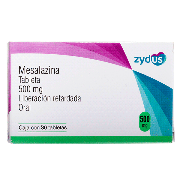 MESALAZINA 500MG 30 COMPRIMIDOS LIBERACION RETARDADA