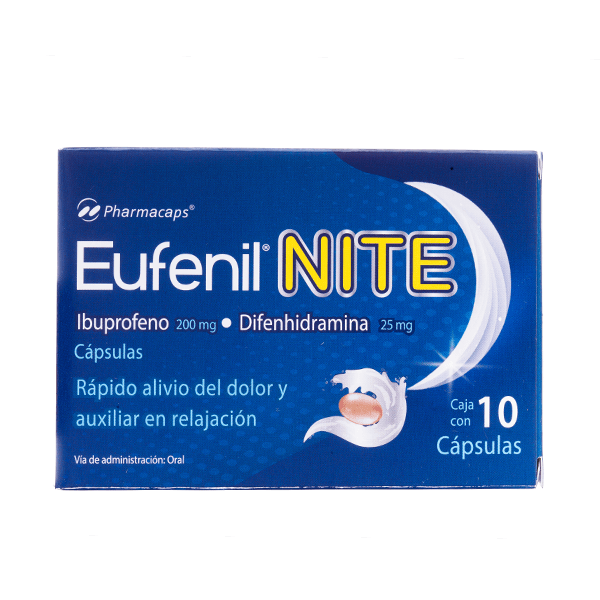 IBUPROFENO / DIFENHIDRAMINA 200MG/25MG 10 CAPSULAS GEL