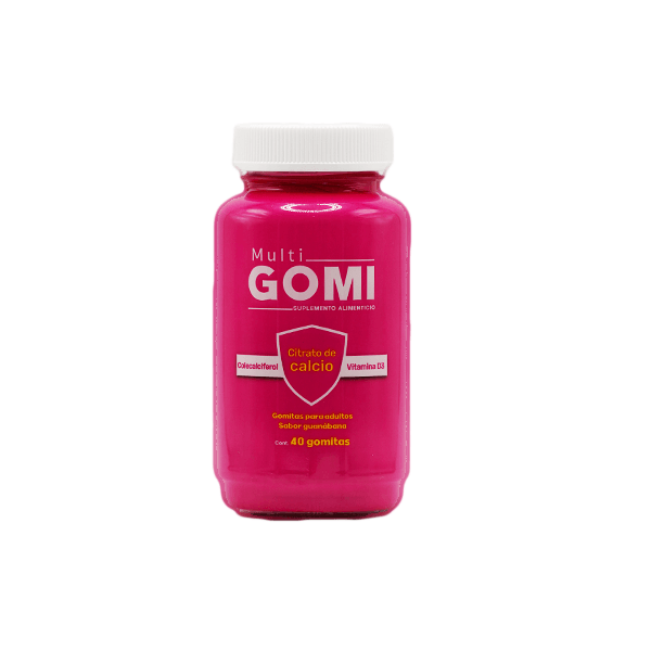 GOMITAS CALCIO 1000MG 40 PIEZAS MULTIGOMI