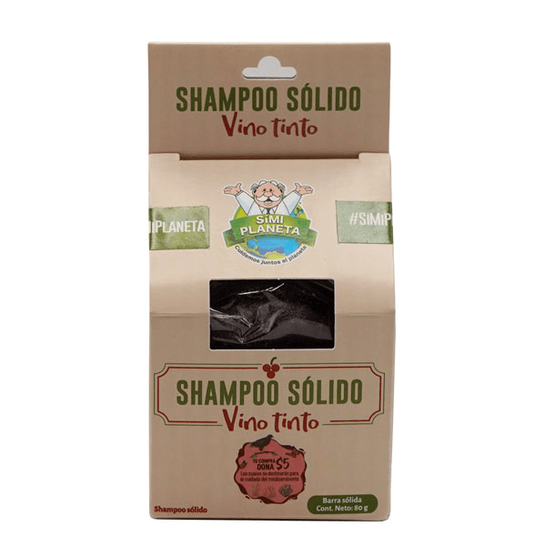 SHAMPOO SOLIDO PARA CABELLO 80GR SIMIPLANETA