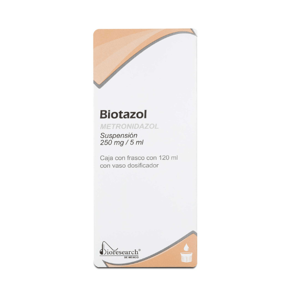 METRONIDAZOL 5GR/100ML  SUSPENSION 120 ML 1 PIEZA