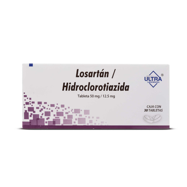 LOSARTAN / HIDROCLOROTIAZIDA  50/12.5MG 30 COMPRIMIDOS