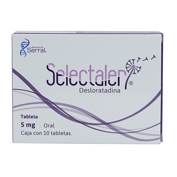 DESLORATADINA 5 MG 10 TABLETAS