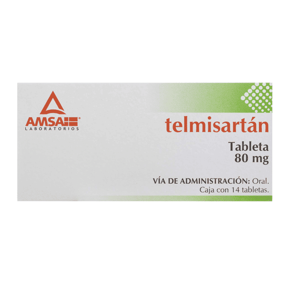 TELMISARTAN 80 MG 14 TABLETAS
