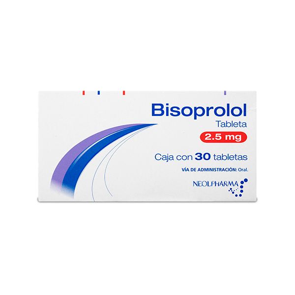 BISOPROLOL  2.5MG 30 TABLETAS