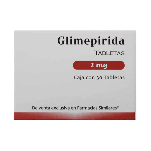 Tabletas Glimepirida 2mg 30 Unidades