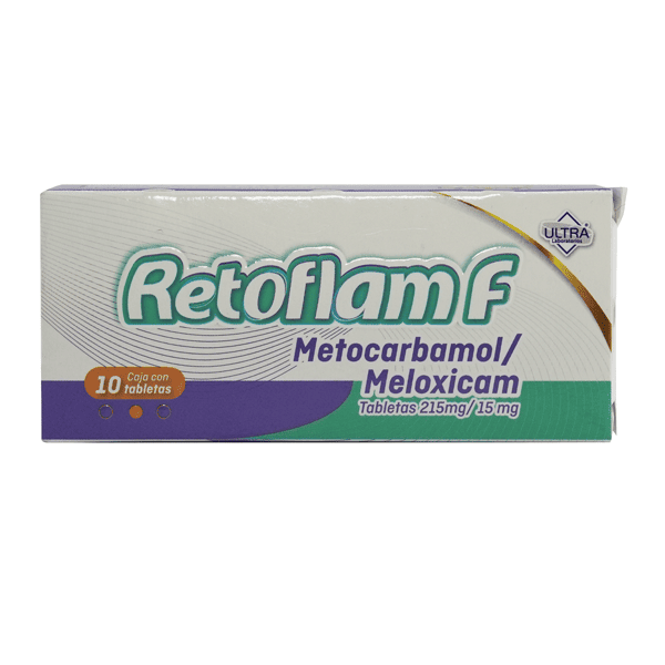 MELOXICAM / METOCARBAMOL 15/215MG 10 CAPSULAS