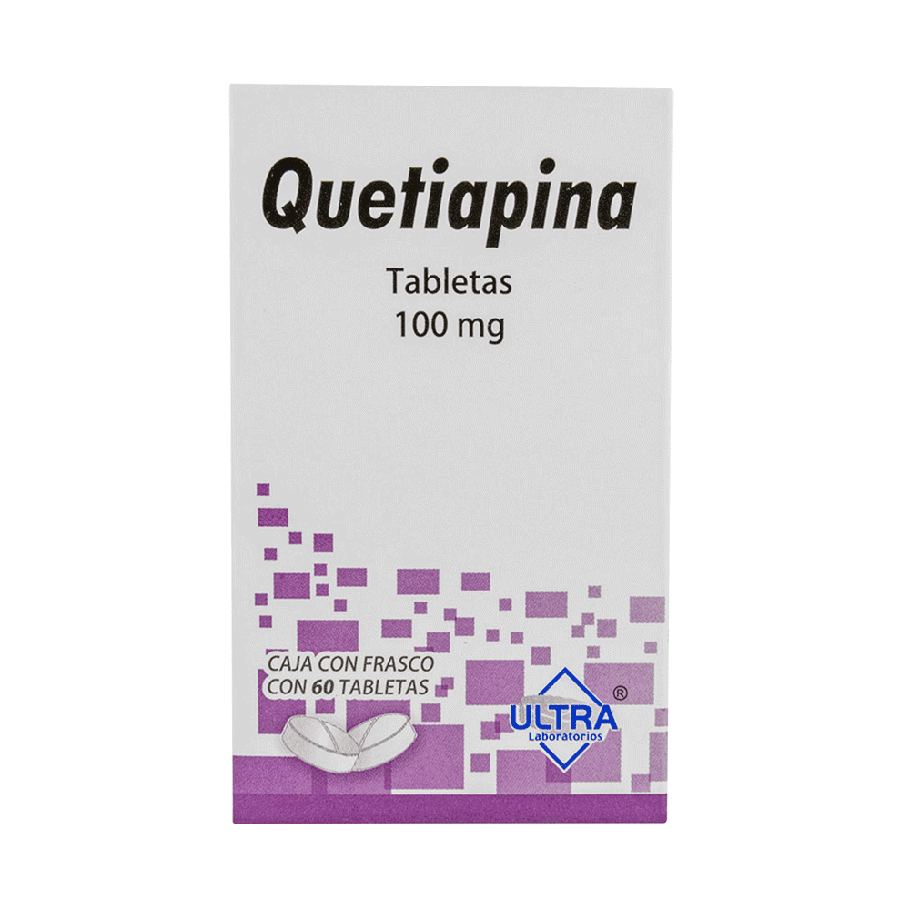 QUETIAPINA 100 MG 60 TABLETAS