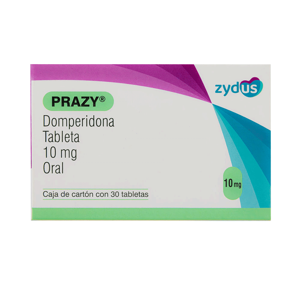 DOMPERIDONA 10 MG 30 TABLETAS