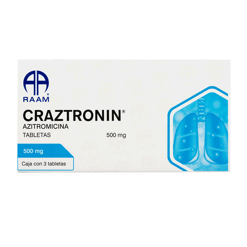 AZITROMICINA 500 MG 3 TABLETAS