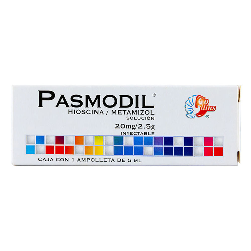 METAMIZOL SODICO / BUTILHIOSCINA 2.5G/20MG SOLUCION INYECTABLE 1 AMPOLLETA