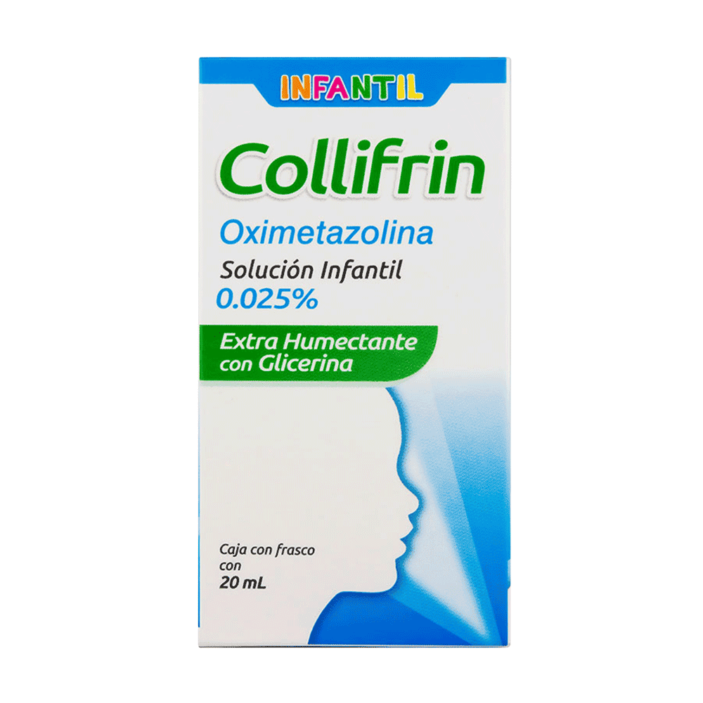 OXIMETAZOLINA 25MG/100ML SOLUCION INFANTIL NASAL 20 ML 1 PIEZA