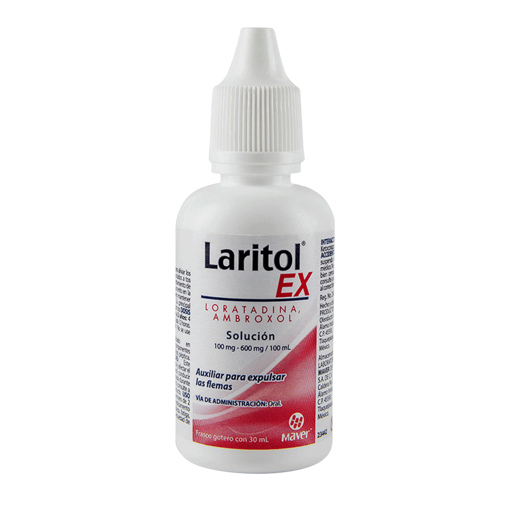 LORATADINA / AMBROXOL 100/600 MG SOLUCION PEDIATRICA GOTAS 30 ML 1 PIEZA