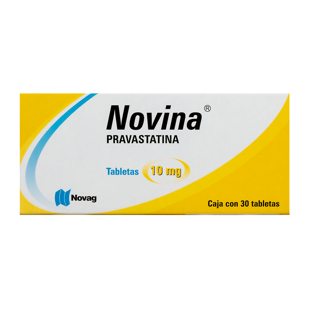 PRAVASTATINA 10 MG 30 TABLETAS