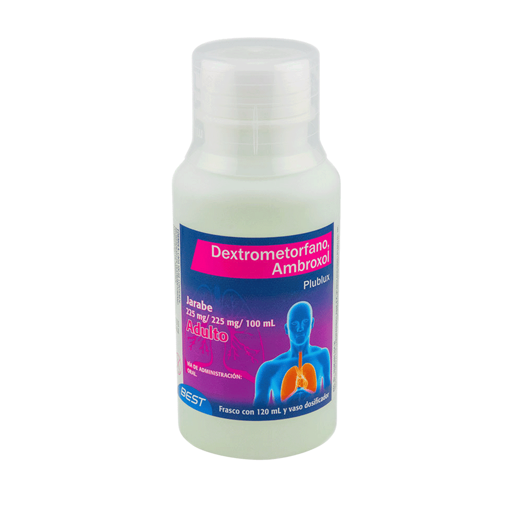 AMBROXOL / DEXTROMETORFANO 225/225MG ADULTO JARABE 1 PIEZA