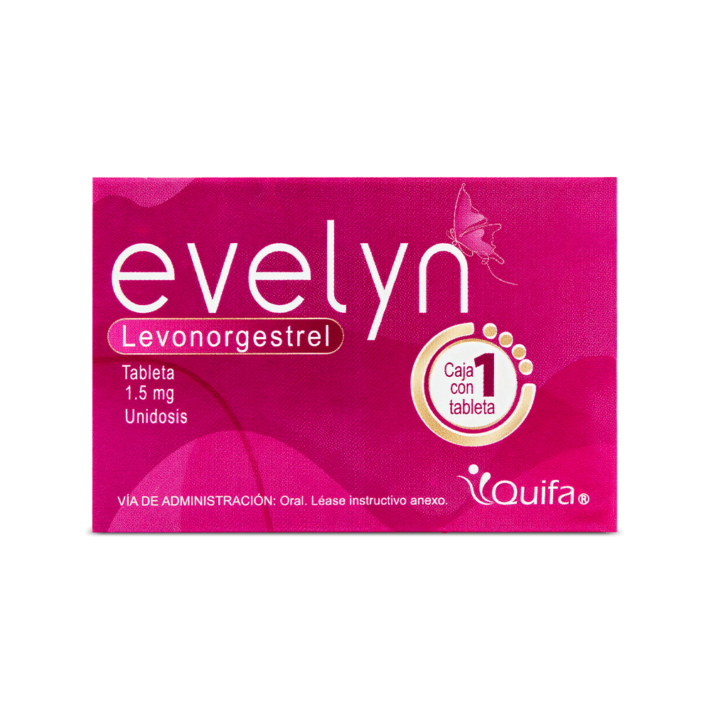 Tabletas Levonorgestrel 1.5mg Caja con 1 Tableta