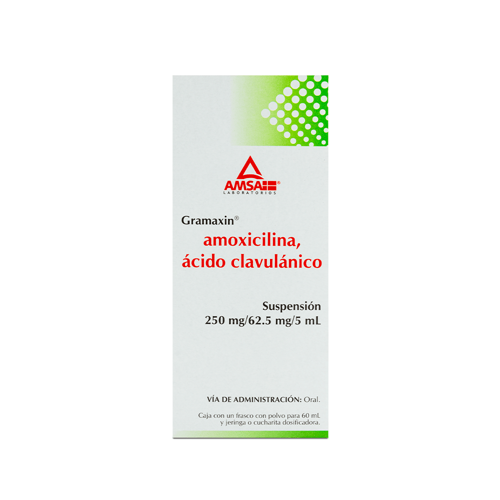 AMOXICILINA / ACIDO CLAVULANICO 250MG 60ML SUSPENSION 1 PIEZA