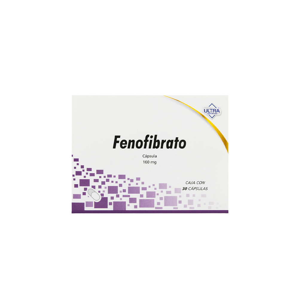 FENOFIBRATO 160 MG 30 CAPSULAS
