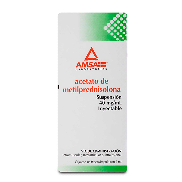 METILPREDNISOLONA 40MG/1ML SUSPENSION INYECTABLE 1 PIEZA