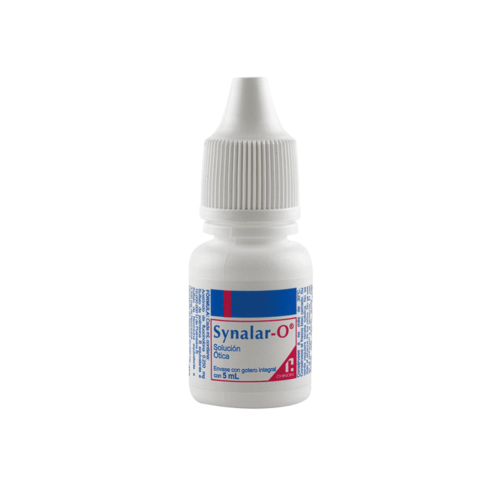 NEOMICINA/POLIMIXINA/FLUOCINOLONA/ LIDOCAINA OTICA 5ML SYNALAR
