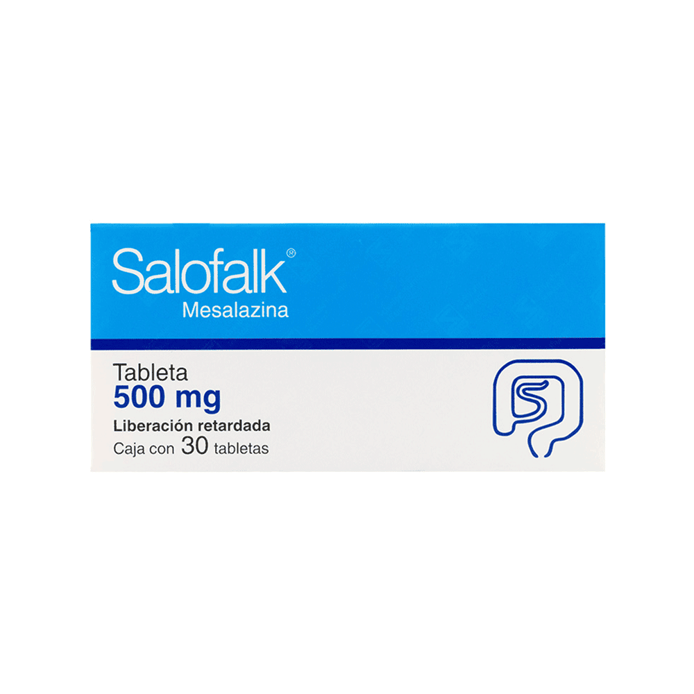 MESALAZINA 500MG LIBERACION RETARDADA 30 TABLETAS SALOFALK