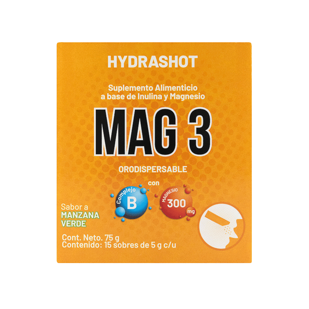 MAGNESIO/COMPLEJO B POLVO 5 GR 15 SOBRES