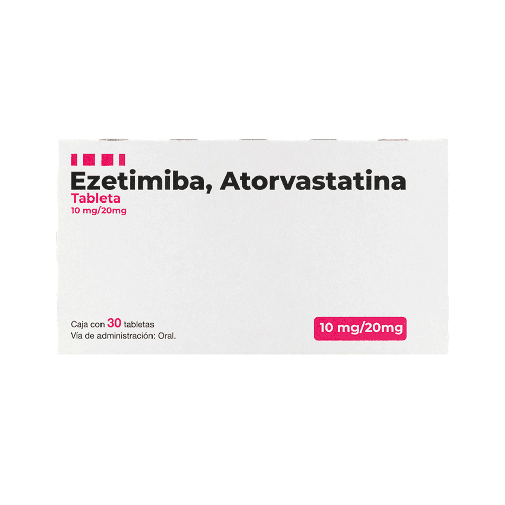 ATORVASTATINA/EZETIMIBA 20MG/10MG 30 TABLETAS