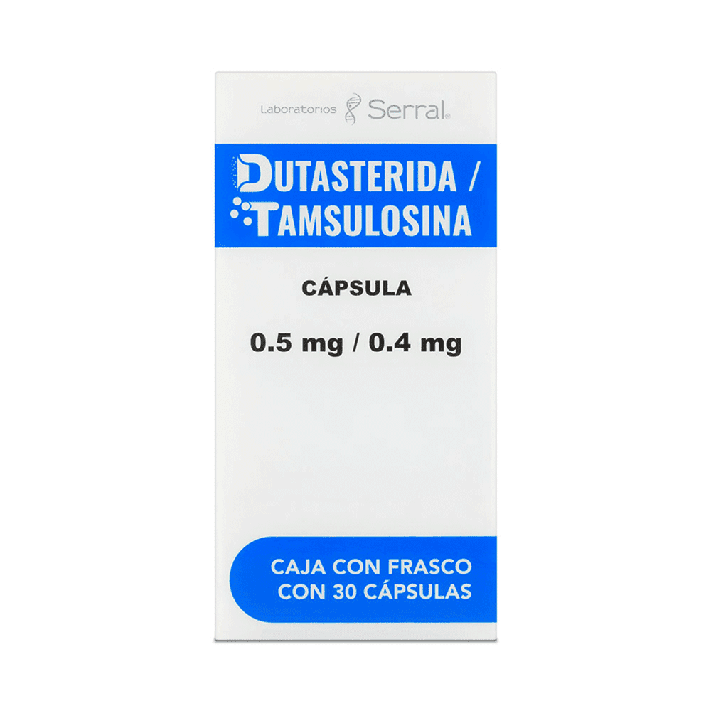 DUTASTERIDA / TAMSULOSINA 0.5MG/0.4MG 30 CAPSULAS