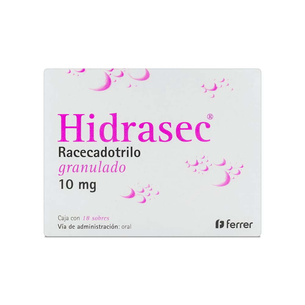 RACECADOTRILO 10MG POLVO 18 SOBRES HIDRASEC