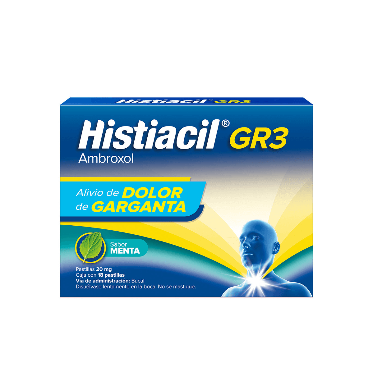 AMBROXOL 20MG 18 PASTILLAS HISTIACIL GR3