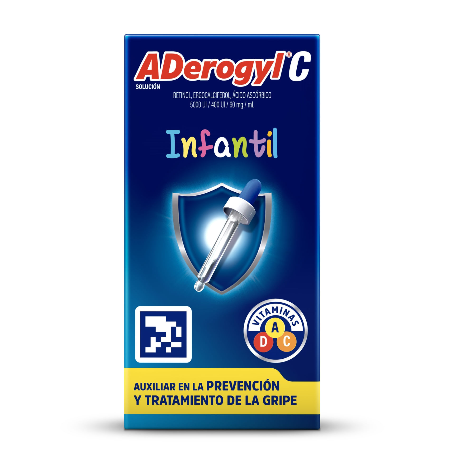ADEROGYL C MULTIVITAMINICO INFANTIL 10ML. AYUDA A LA PREVENCION Y TRATAMIENTO DE LA GRIPE